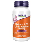 NOW Foods Beta 1,3/1,6-D-Glucan 100mg Beta-E} (90)
