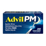 Advil PM, Pain Reliever/Nighttime Sleep Aid, Ibuprofen,Ѥh -wv (200)