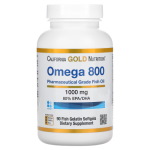 California Gold Nutrition Omega 800, 1000mg 魚油 (90粒)