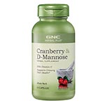 GNC Herbal Plus Cranberry & D-Mannose ĪG (60)