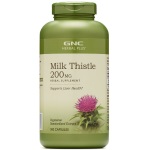 GNC Herbal Plus Milk Thistle 200mg, Vegetarian  (300)