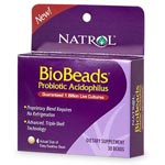 Natrol BioBeads Probiotic Acidophilus, qͨŻĵ߸s (30)