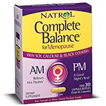 Natrol Complete Balance, AM & PM for Menopause kߥŸɥR (1)