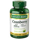 Nature's Bounty Cranberry 4200mg plus Vitamin C p (250)