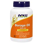 NOW Foods Borage Oil 1000mg (Highest GLA) ѵM[Uo (120)