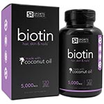 Sports Research Biotin (High Potency) / Coconut Oil 5000 ͪ (120)
