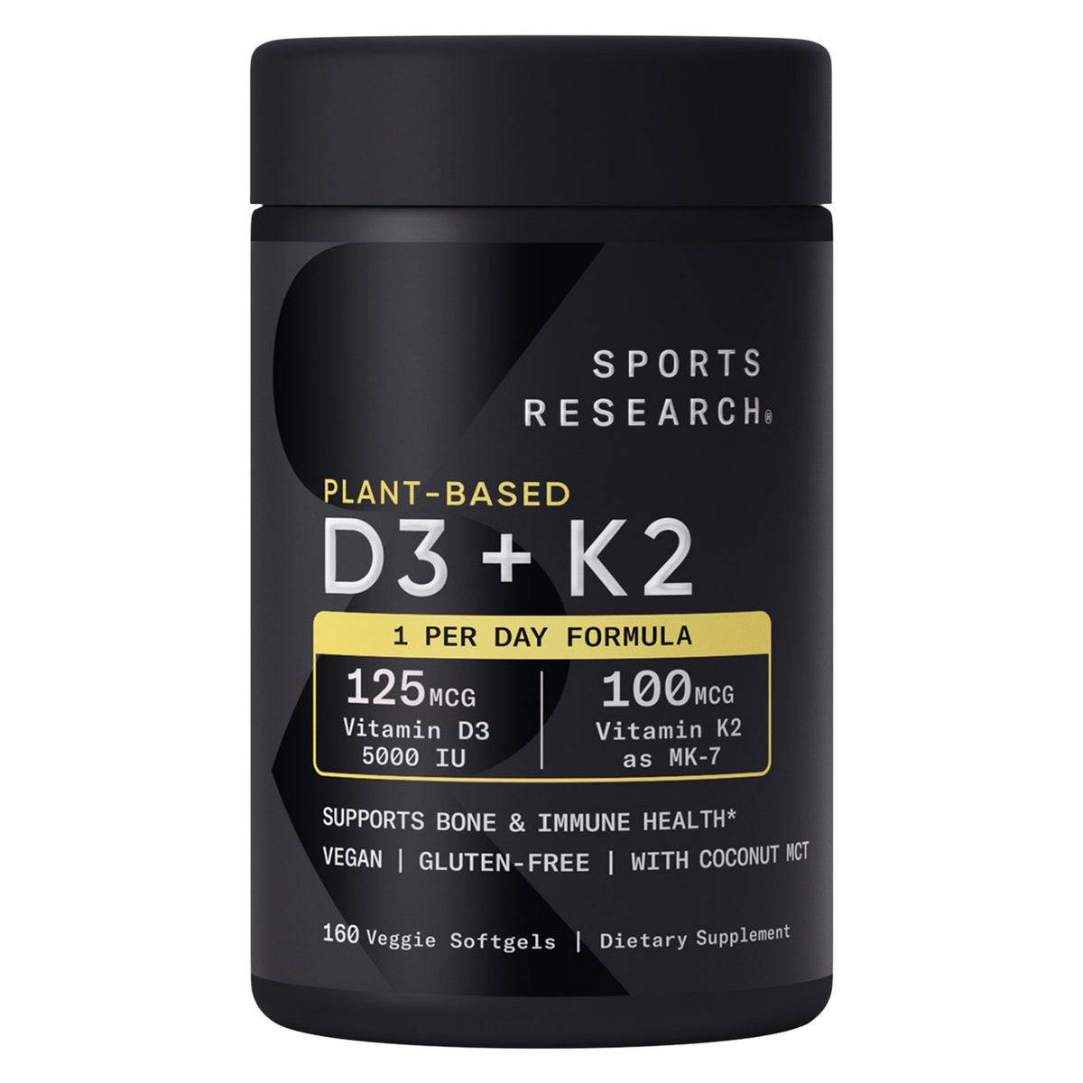 Sports Research D3 + K2 維生素D3+K2(160粒) Sports Research D3 + K2 維生素D3+K2(160粒)
