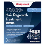 Walgreens Minoxidil 5% Hair Regrowth For Men kʥ;vG (2oz*3)