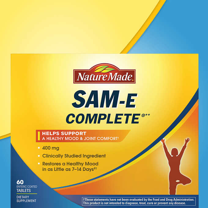 Nature Made SAM-E Complete 400 mg., 60 Tablets 纯 S-苷JĤ ]60^