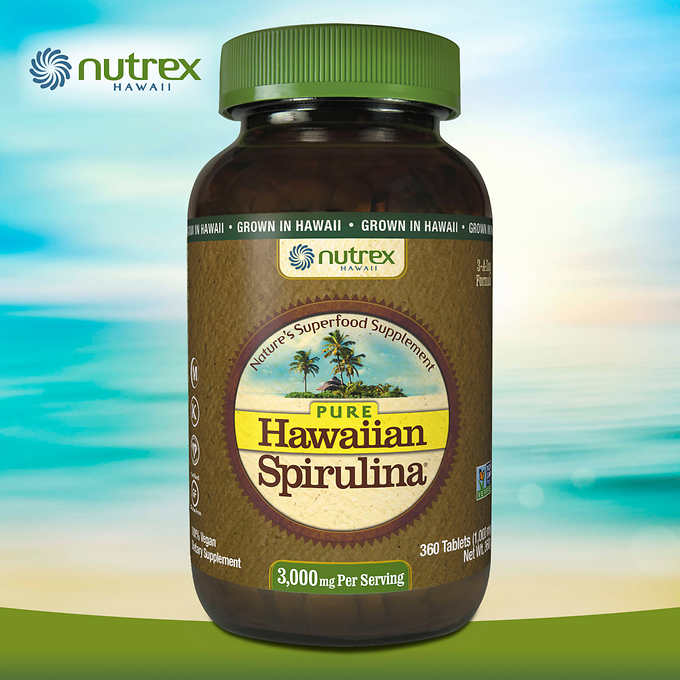 Pure Hawaiian Spirulina 3000 mg., 360 Tablets ®L¦iĦ¤ ]360ɡ^