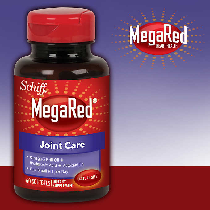 Schiff MegaRed Joint Care, 60 Softgels OCo ]60ɡ^