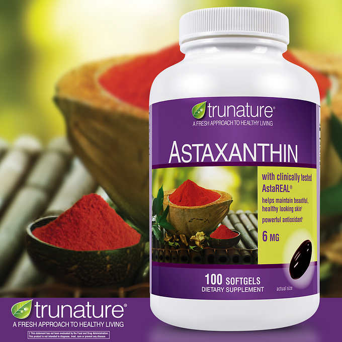 trunature Astaxanthin 6 mg., 100 Softgels Cnn ]100ɡ^