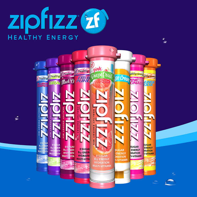 Zipfizz Healthy Energy Drink Mix, 30 Tubes qƲVX ]30ޡ^