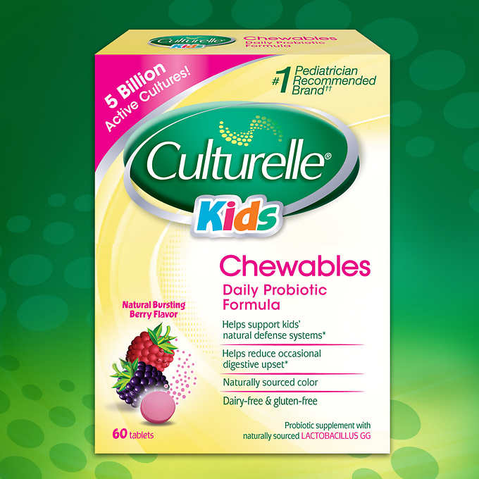 Culturelle Kids Chewables Probiotic ൣq͵, CZ (THWൣA) (60)