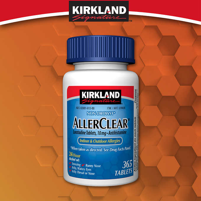 Kirkland Signature AllerClear, 365 Tablets pLw10@JܲiܹLĤ
