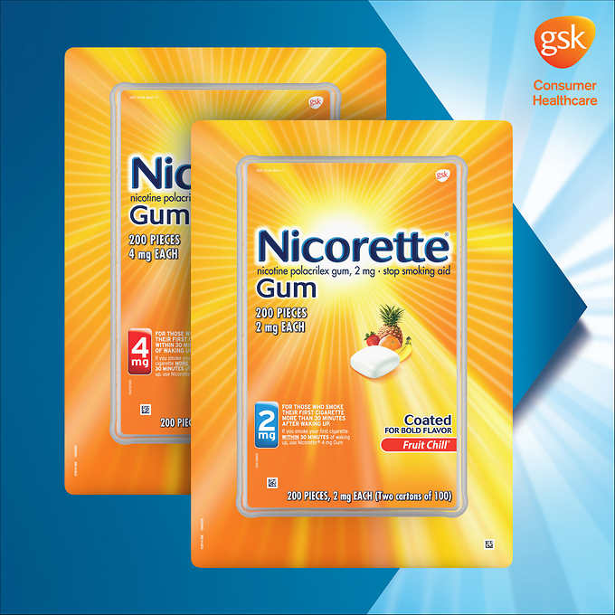 Nicorette Fruit Chill Gum, 200 Pieces jBٵҤf} ]270^
